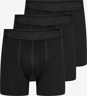 Boxers Only & Sons en noir : devant