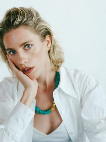 Chaîne 'Azur - Beaded Necklace (Arizona Turquoise)' Les Reines en bleu