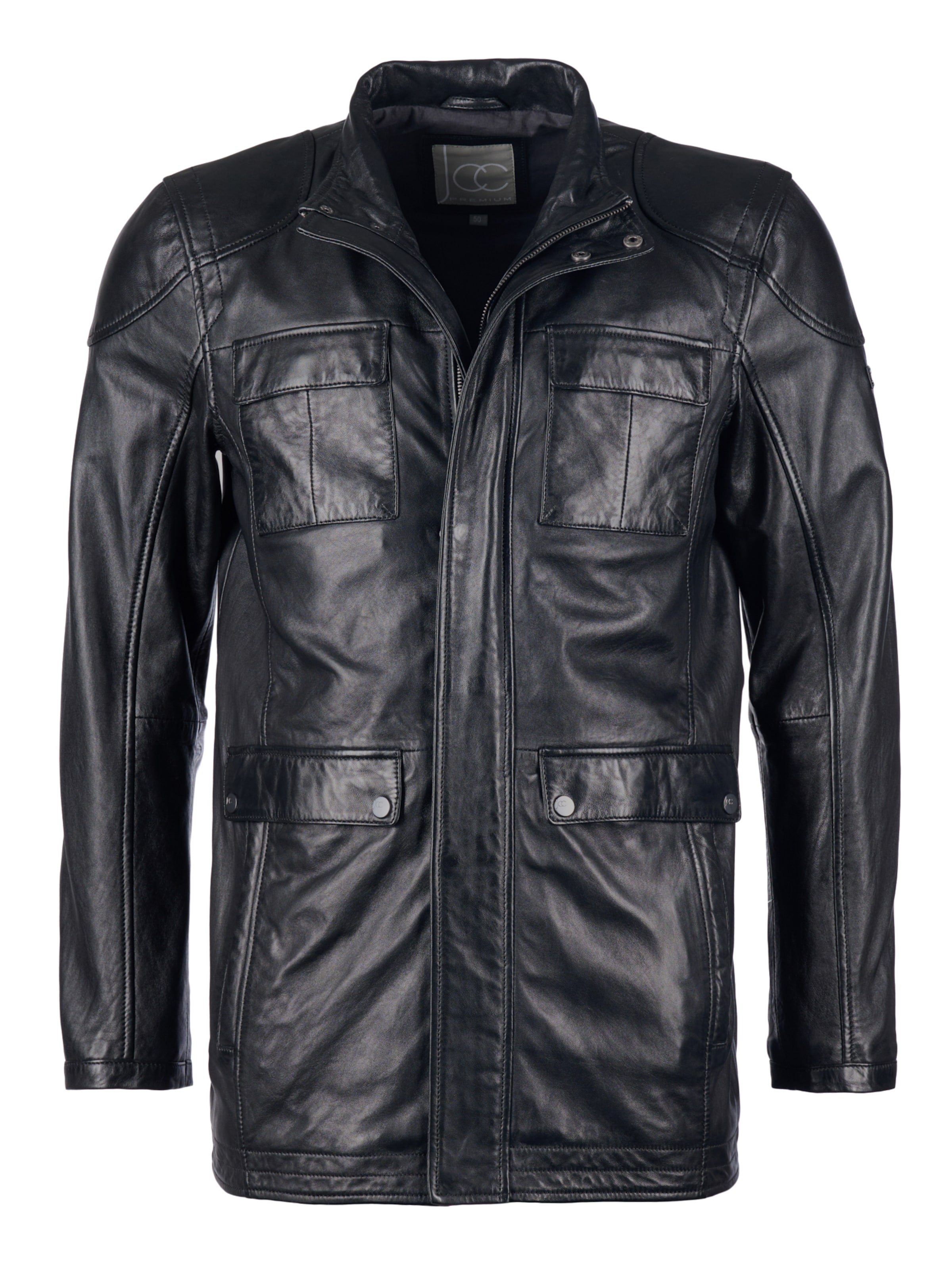 JCC Tussenjas in Zwart: voorkant