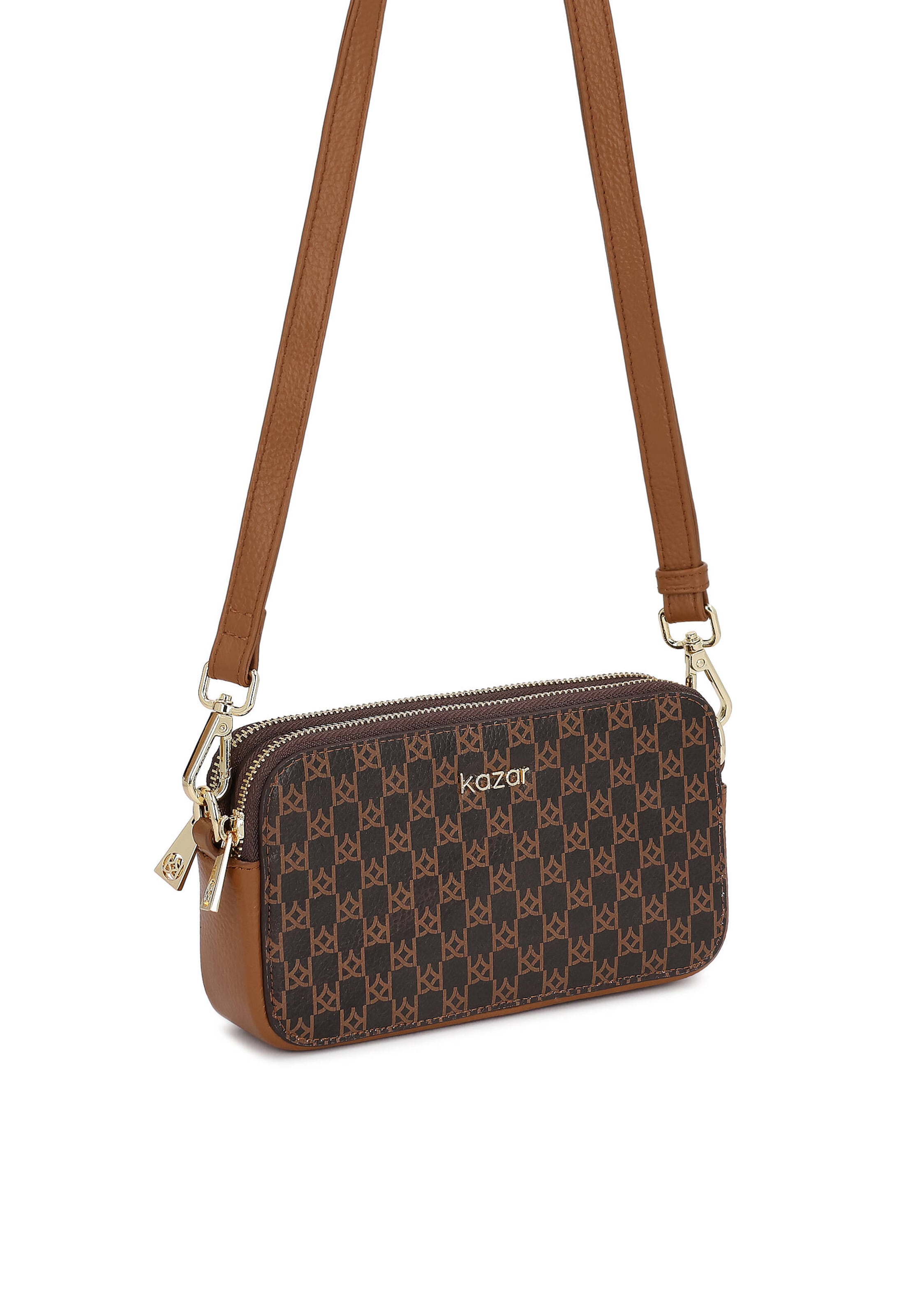 Kazar Crossbody Bag in Brown