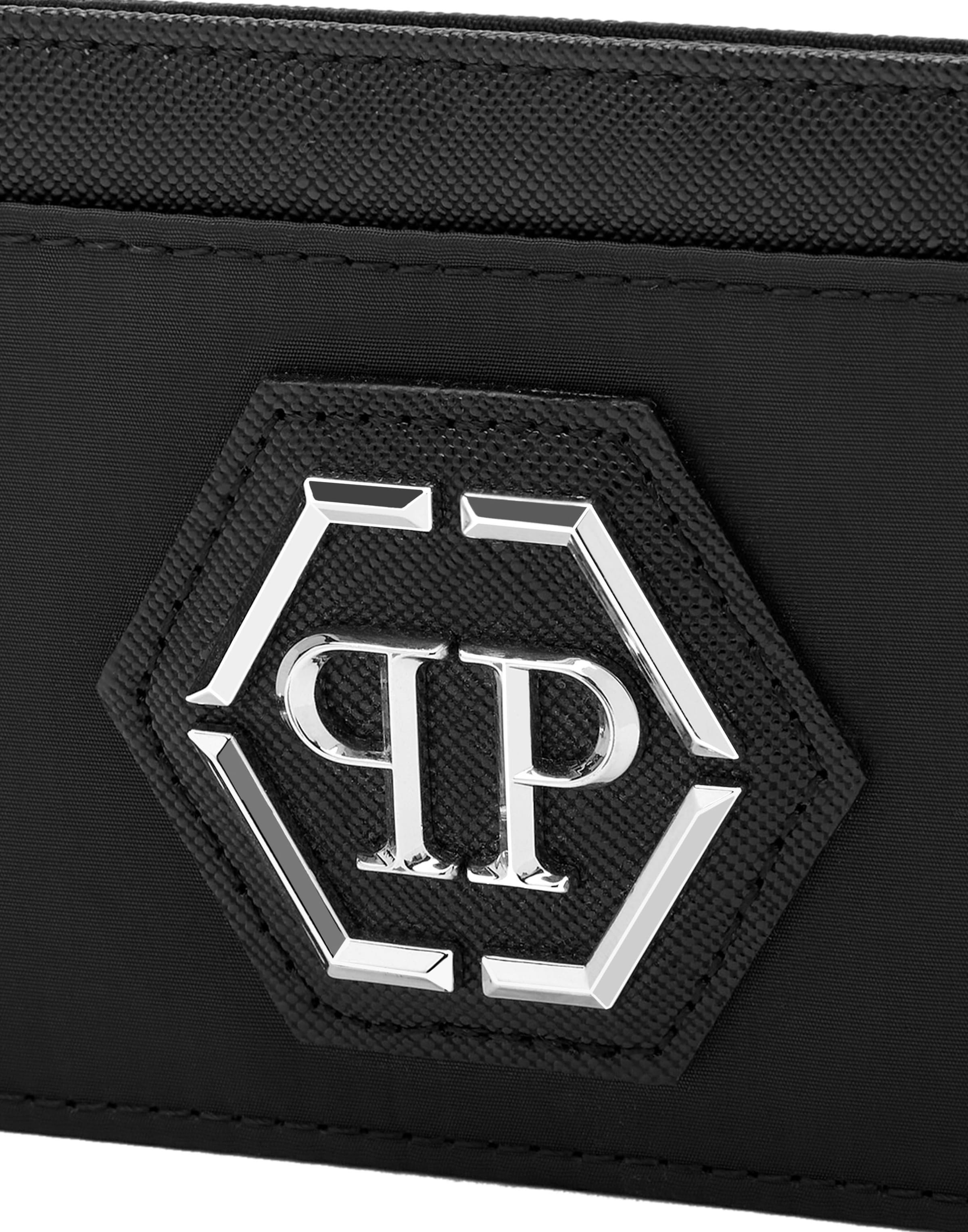 Portamonete di Philipp Plein in nero