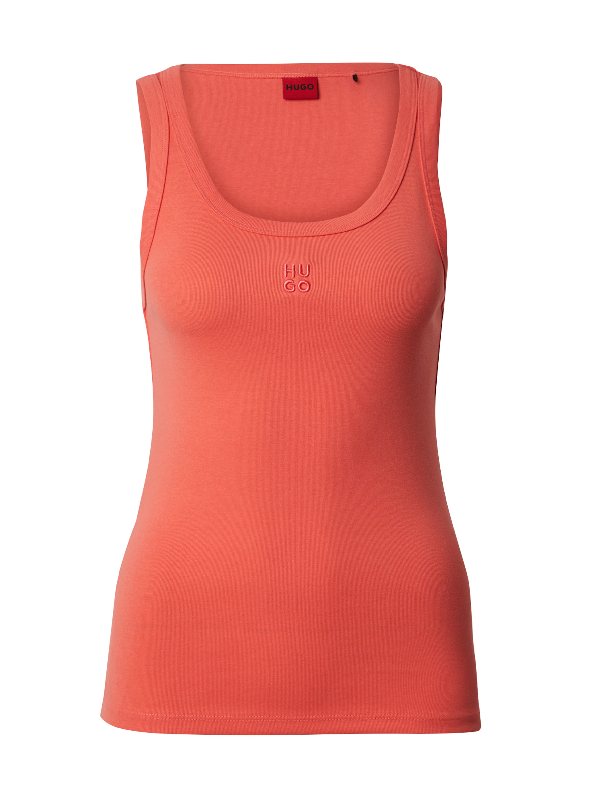 HUGO Top 'Datamia' w kolorze czerwony: przód