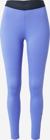 COLUMBIA Skinny Workout Pants in Purple: front