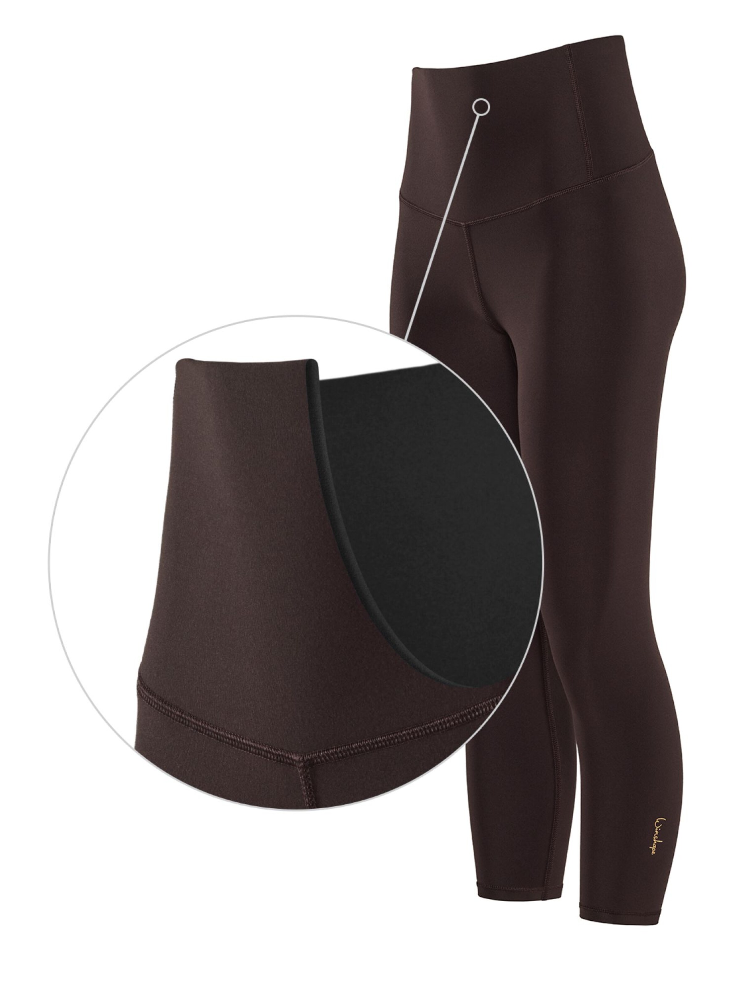 Winshape Regularen Športne hlače 'HWL317C' | rjava barva