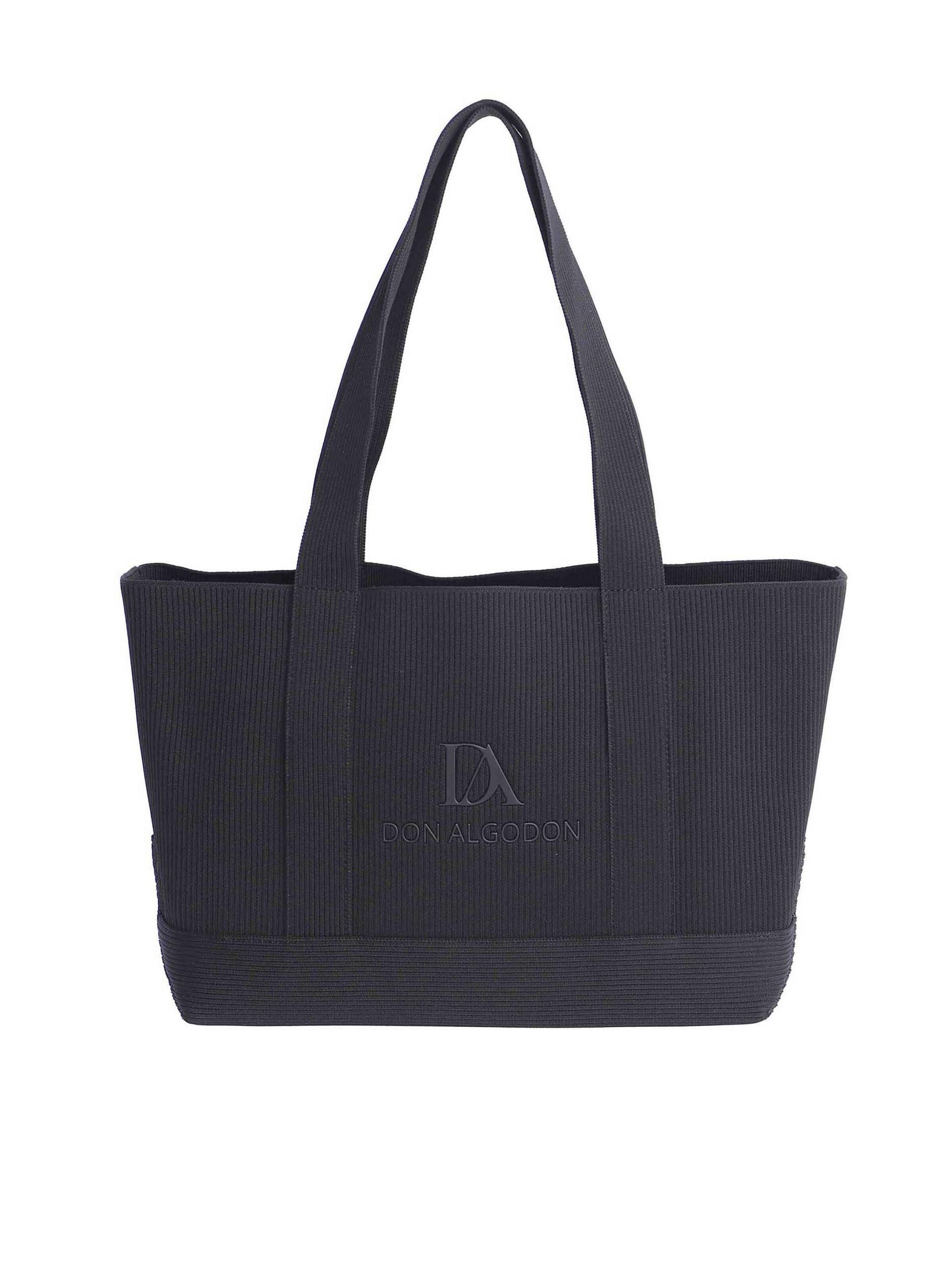 Don Algodon - Shopper 'Sintra' en negro: frente