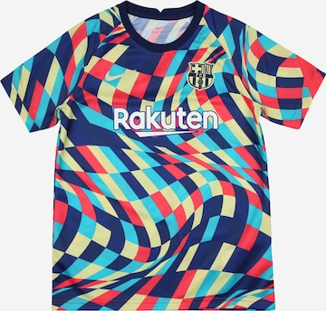 Tricou funcțional 'FC Barcelona' de la NIKE pe albastru: față