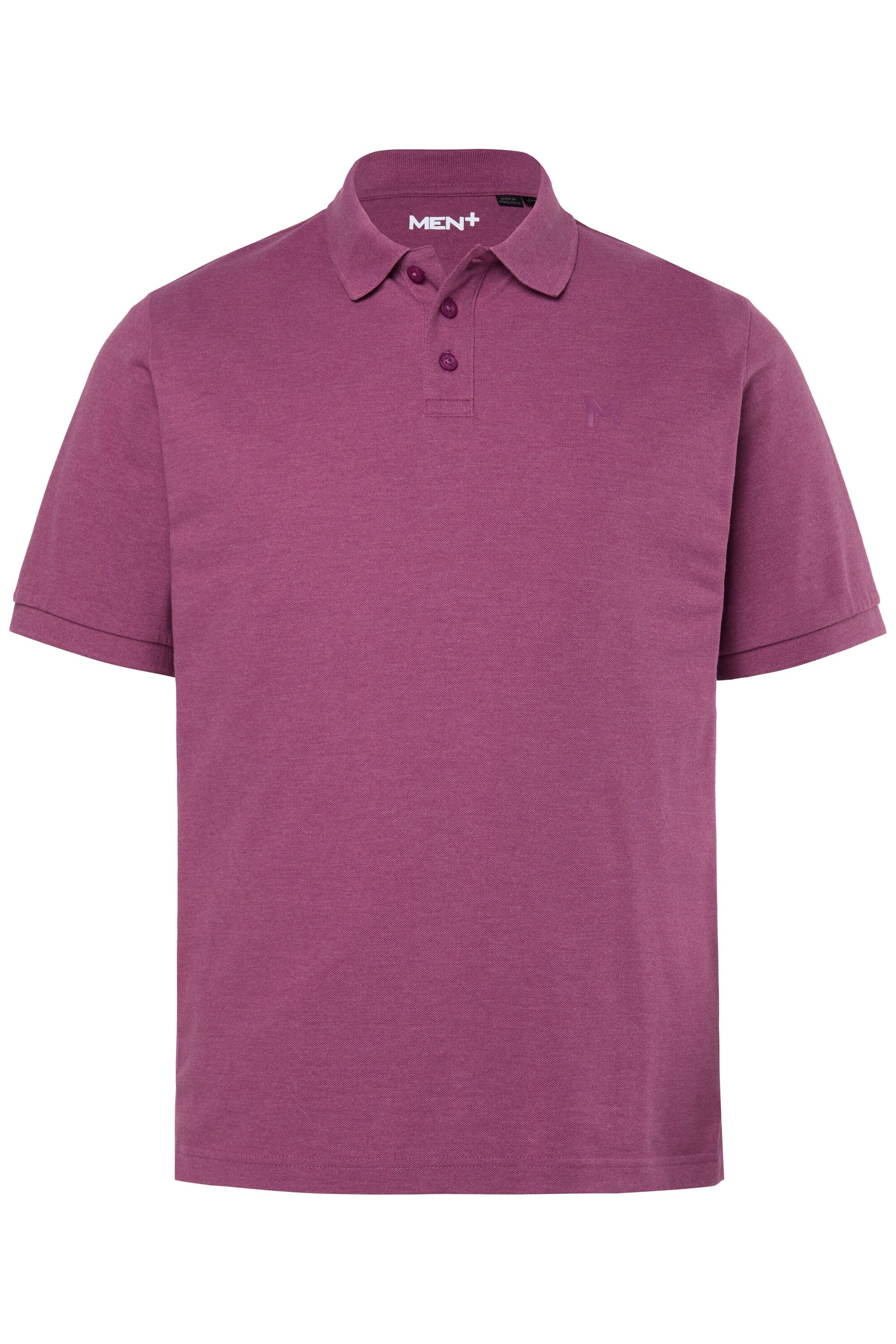 Men Plus Shirt in Pink: front