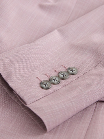 Coupe regular Veste de costume Next en rose