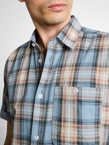 TOM TAILOR Regular fit Button Up Shirt in Blue