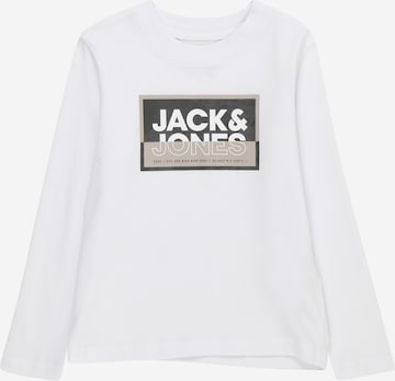 Jack & Jones Junior Футболка 'LOGAN' в Белый: спереди