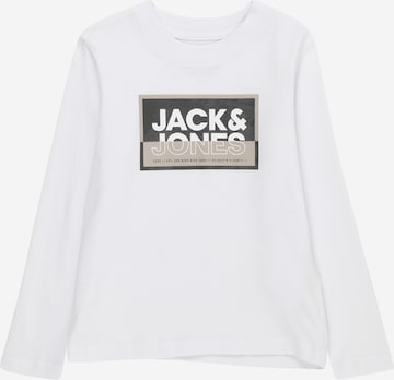 Jack & Jones Junior Shirt 'LOGAN' in Wit: voorkant