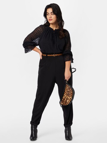 Vila Curve Blouse in Black