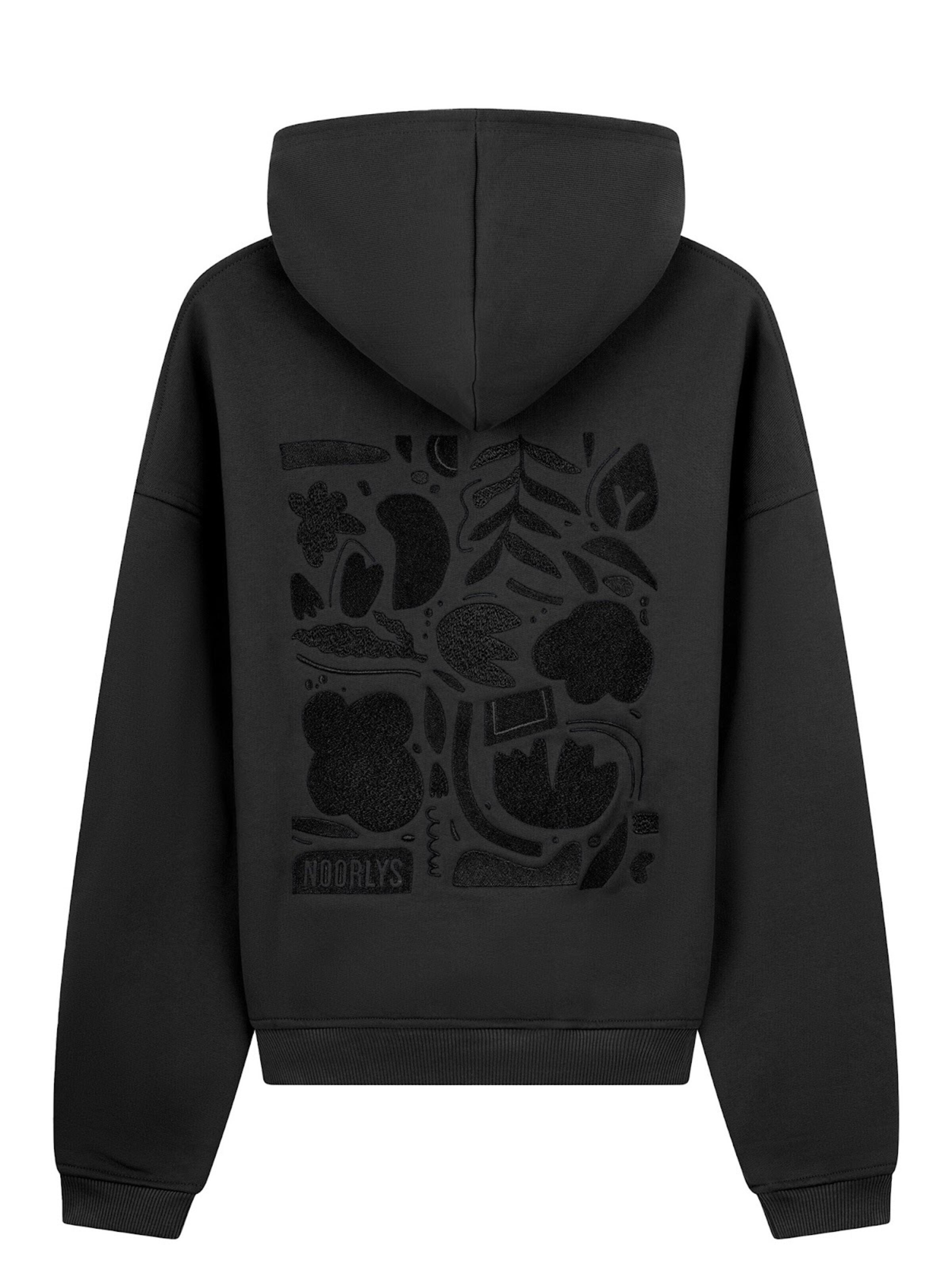 NOORLYS Sweatshirt 'PUNDIG'‌‌‌‌ in Schwarz