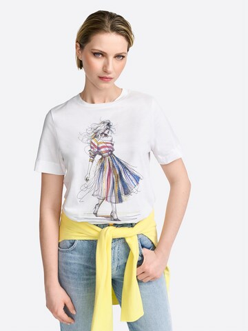 Rich & Royal - Camiseta en blanco: frente