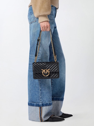 Borsa a spalla '100074 A0GK PE26' di PINKO in nero