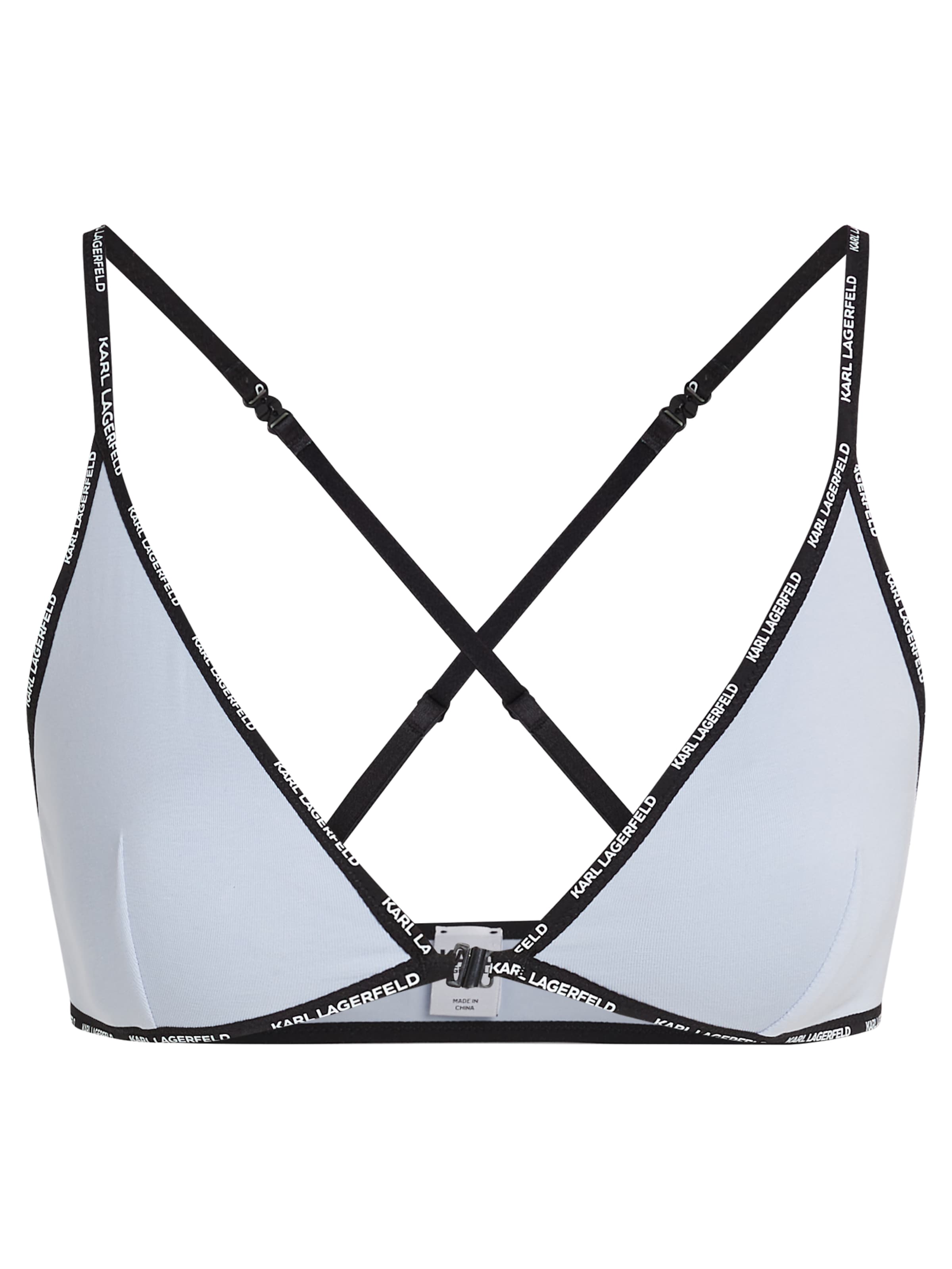 Karl Lagerfeld Háromszög Melltartó - kék: elől