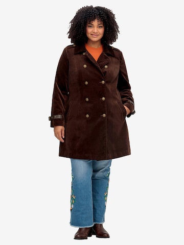 sheego by Joe Browns Between-Seasons Coat in Brown