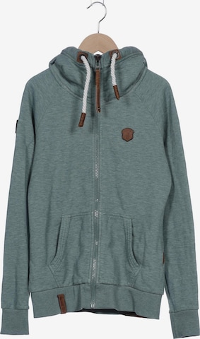 naketano Sweatshirt & Zip-Up Hoodie in M in Green: front