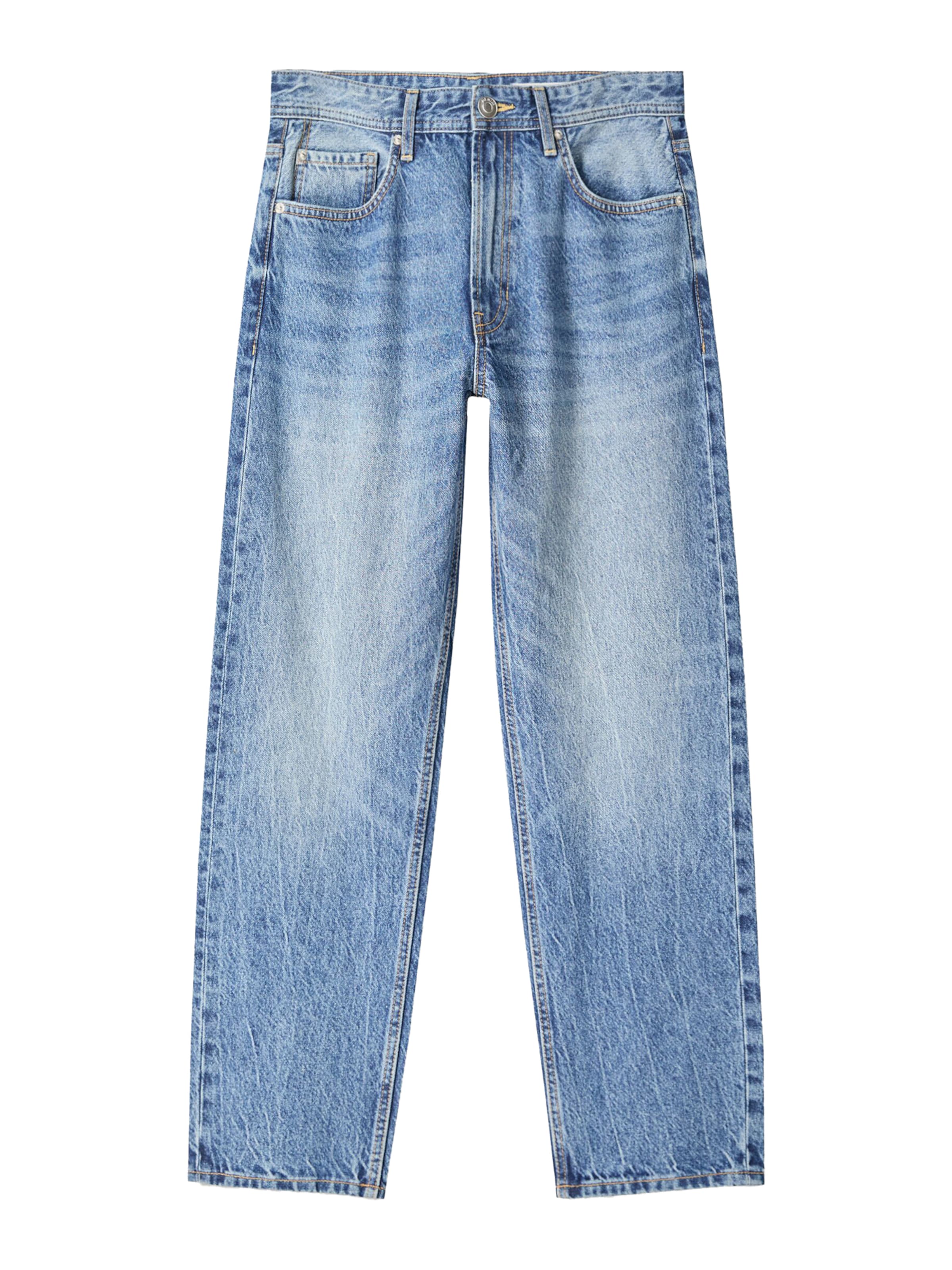 regular Jeans di Bershka in blu: frontale