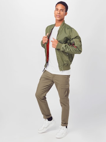 Regular Pantalon cargo 'Marco Joe' JACK & JONES en vert