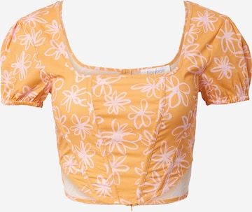 florence by mills exclusive for ABOUT YOU Top 'Date' in Oranje: voorkant