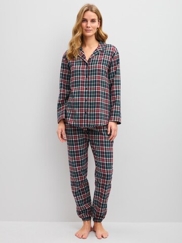 CALIDA Pyjama 'Holiday Dreams'‌‌‌‌‌‌‌‌ in Blau