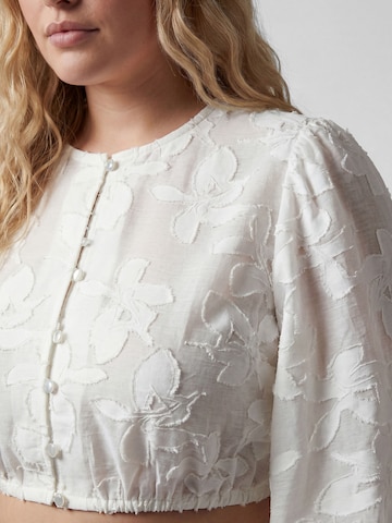 Blouse folklorique 'Kirnia' SPIETH & WENSKY en blanc