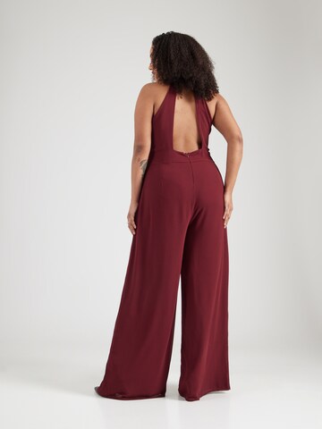 WAL G. - Jumpsuit 'CASIA' en rojo