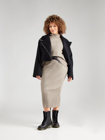 Pullover 'CARFIA' di ONLY Carmakoma in marrone