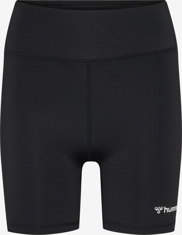 Hummel Slim fit Workout Pants 'MT ACTIVE' in Black: front