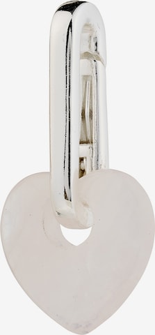 sidabrinė Pilgrim Pakabukas 'Stone Heart': priekis