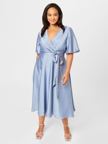 SWING Curve Cocktail dress in Blue