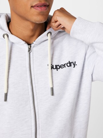 Superdry Sweatjacke in Grau