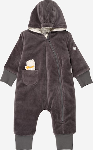 SIGIKID Dungarees 'Wildtiere' in Grey: front