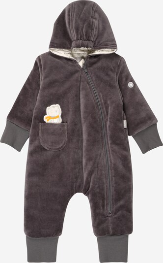 SIGIKID Dungarees 'Wildtiere' in Cream / yellow gold / Anthracite / Silver grey, Item view