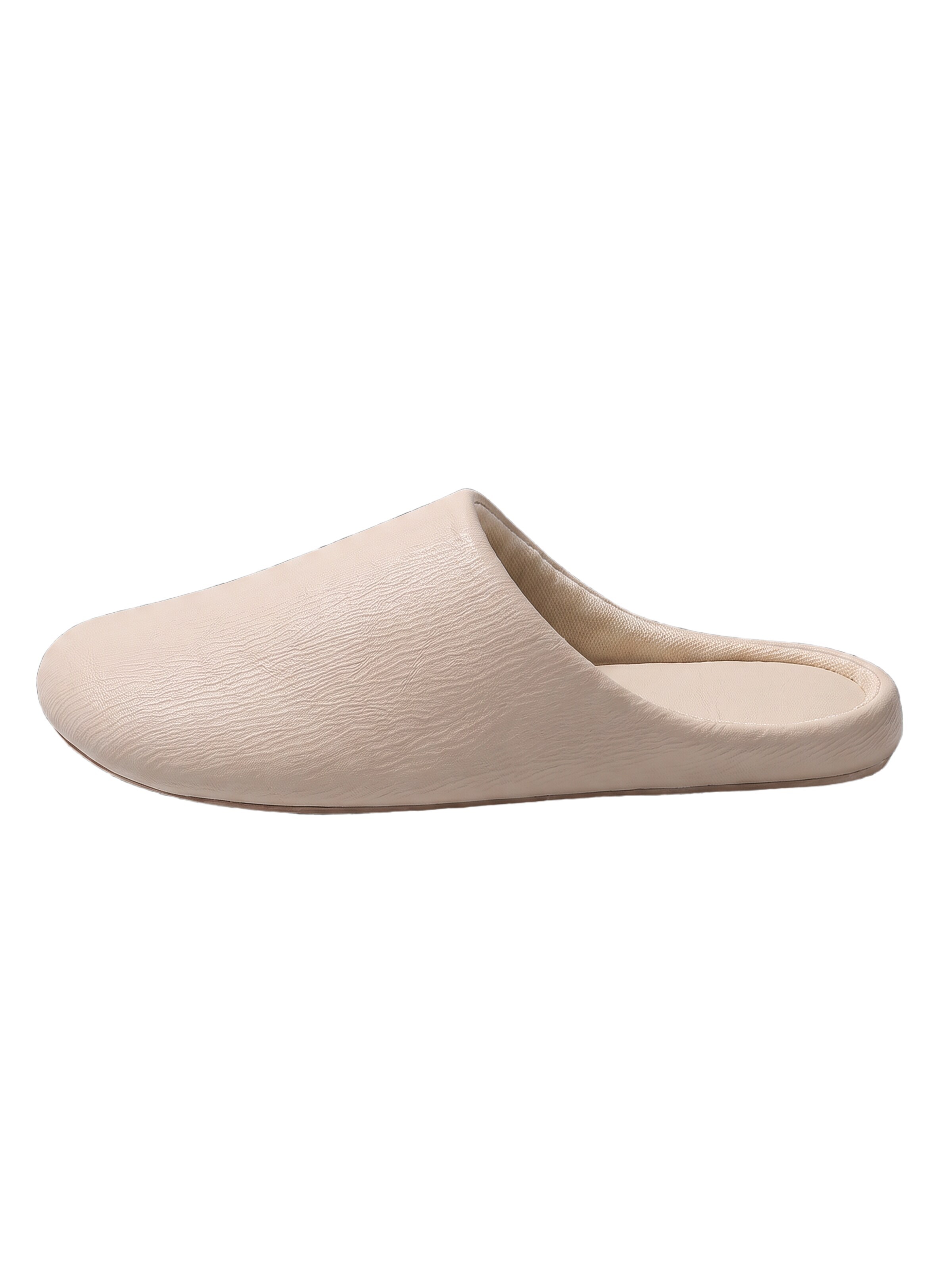 BONVERANO Slippers in Beige: front