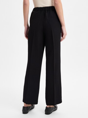 Someday Slimfit Bandplooibroek ' Cenya Modern ' in Zwart