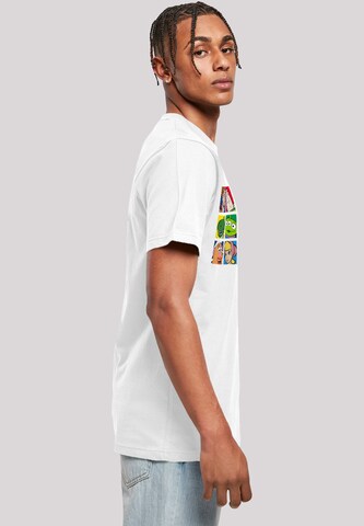 T-Shirt 'Disney Toy Story Character Squares' F4NT4STIC en blanc