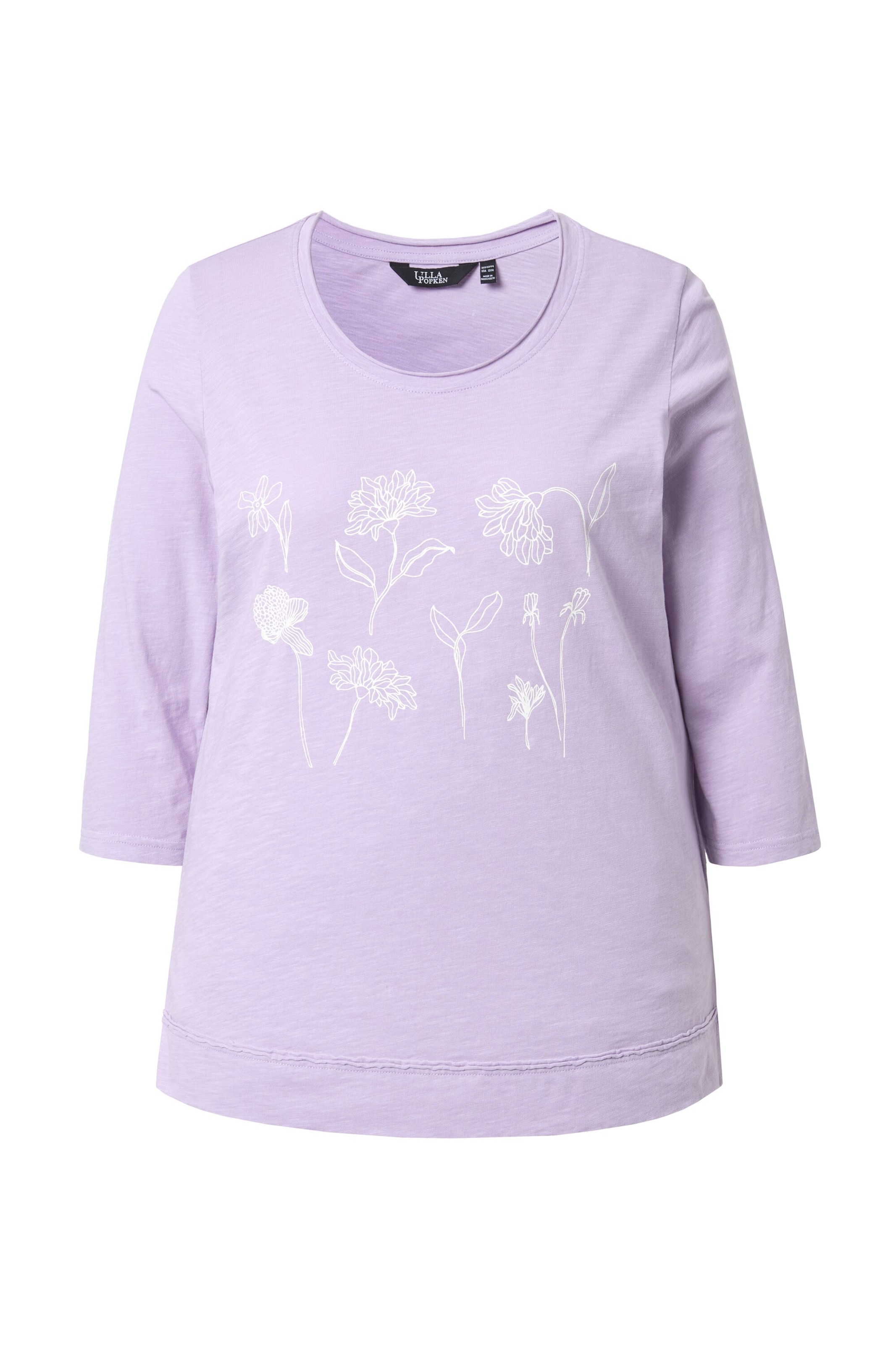 Ulla Popken Shirt in Purple: front