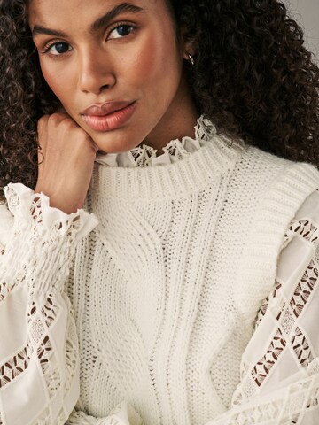 Next Pullover i hvid