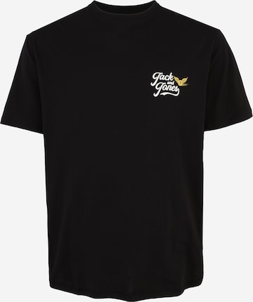 Jack & Jones Plus Футболка 'JJLEGEND' в Черный: спереди