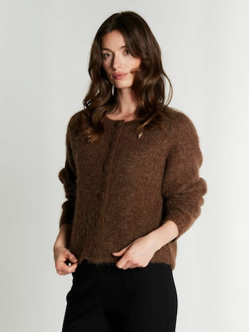 RUE de FEMME - Pullover ' Petra ' em castanho: frente
