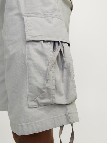 JACK & JONES Loose fit Cargo trousers 'Zayn' in Grey