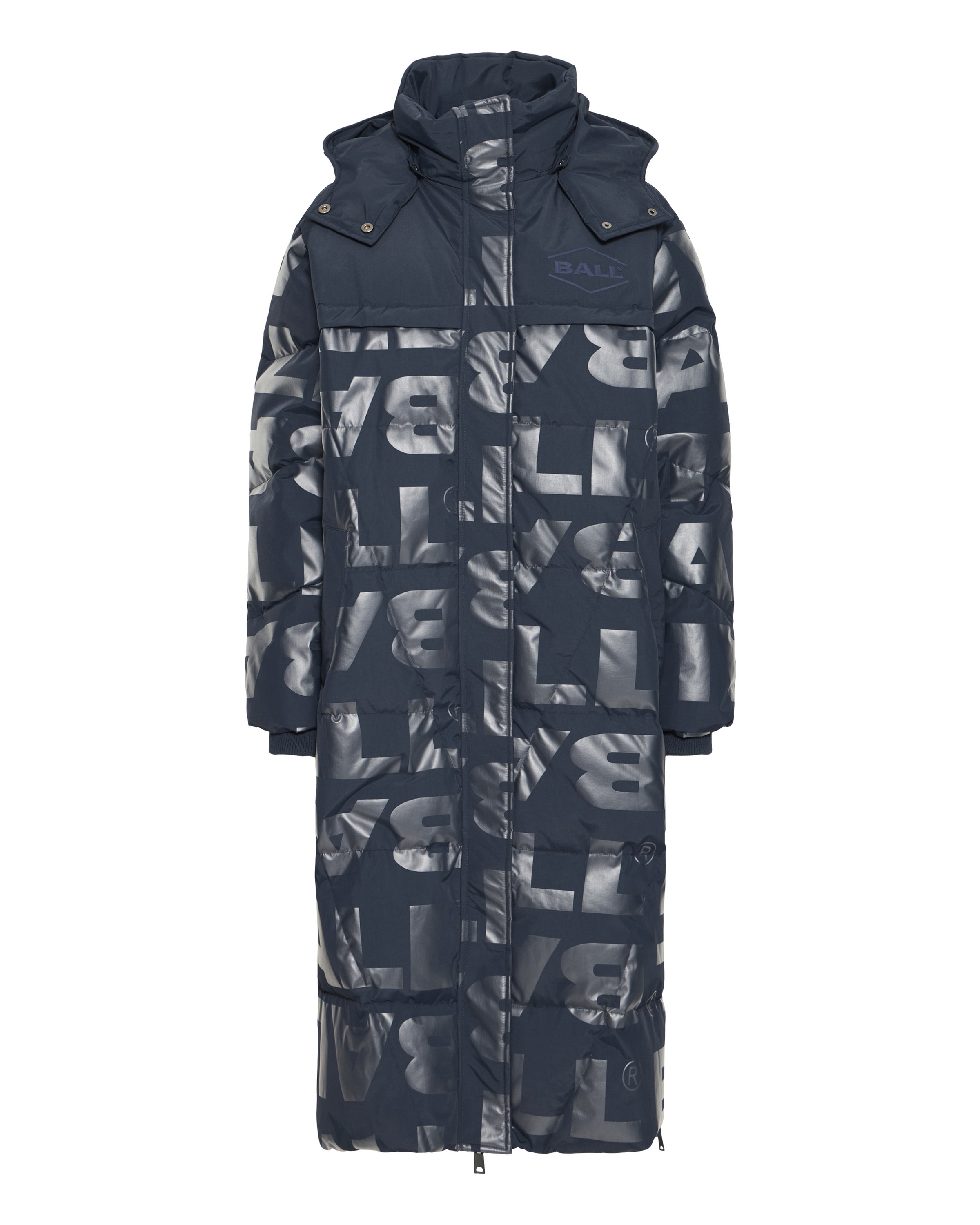 Manteau d’hiver 'Salvadore' Ball en bleu : devant