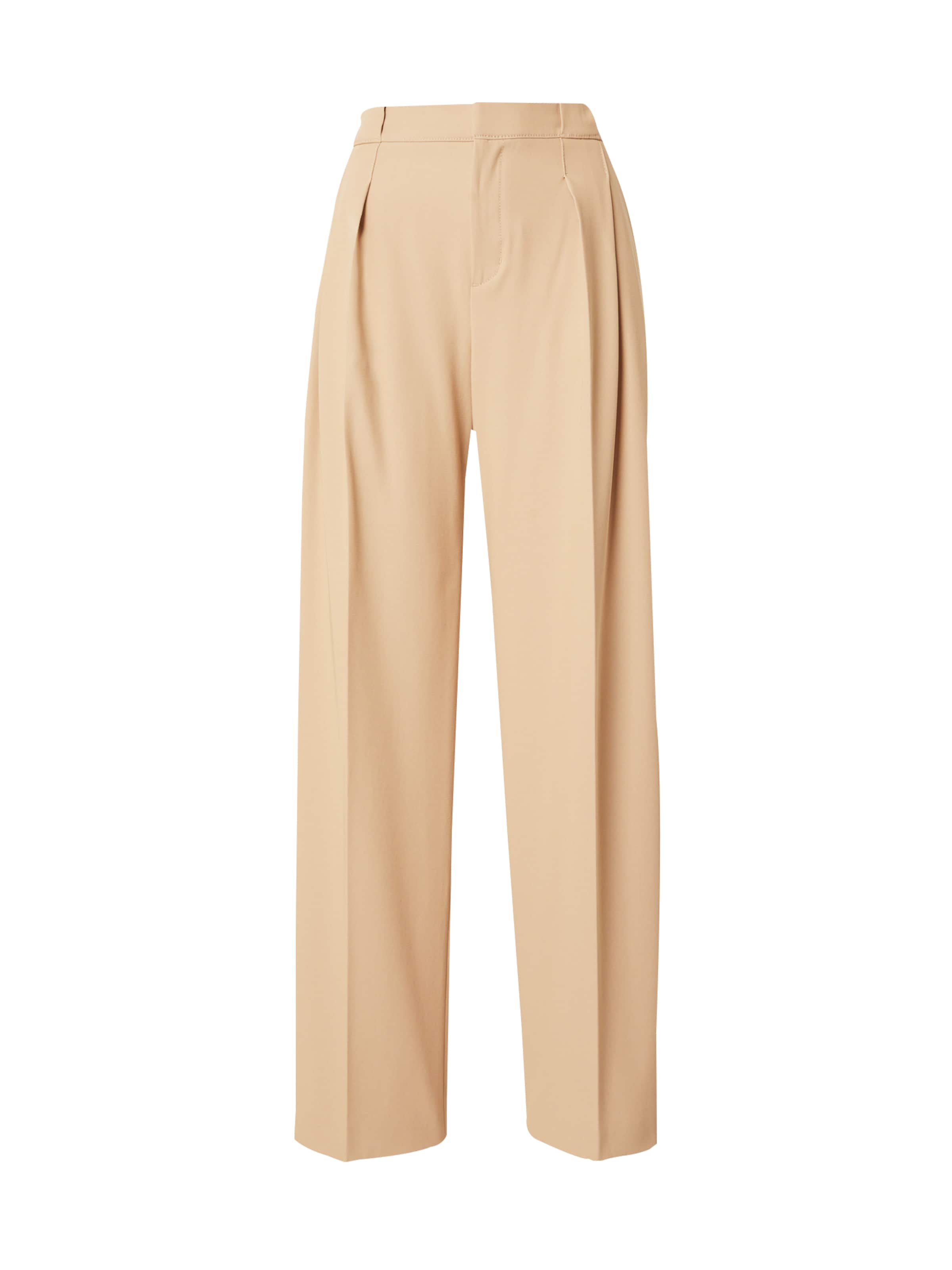 Loosefit Pantaloni con pieghe 'Tansura' di BOSS in beige: frontale