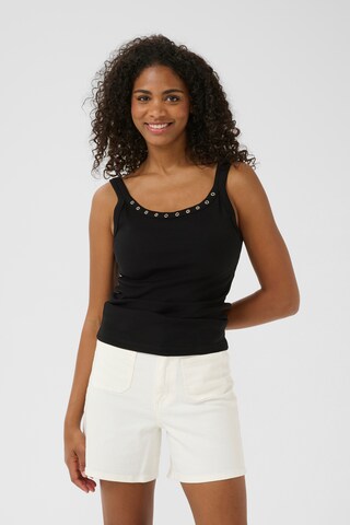 Kaffe Top 'KACarna' in Black: front