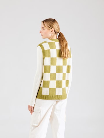 VANS - Pullover 'Courtyard Checker' em verde