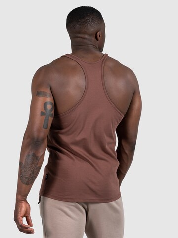 T-Shirt 'Paul' Smilodox en marron