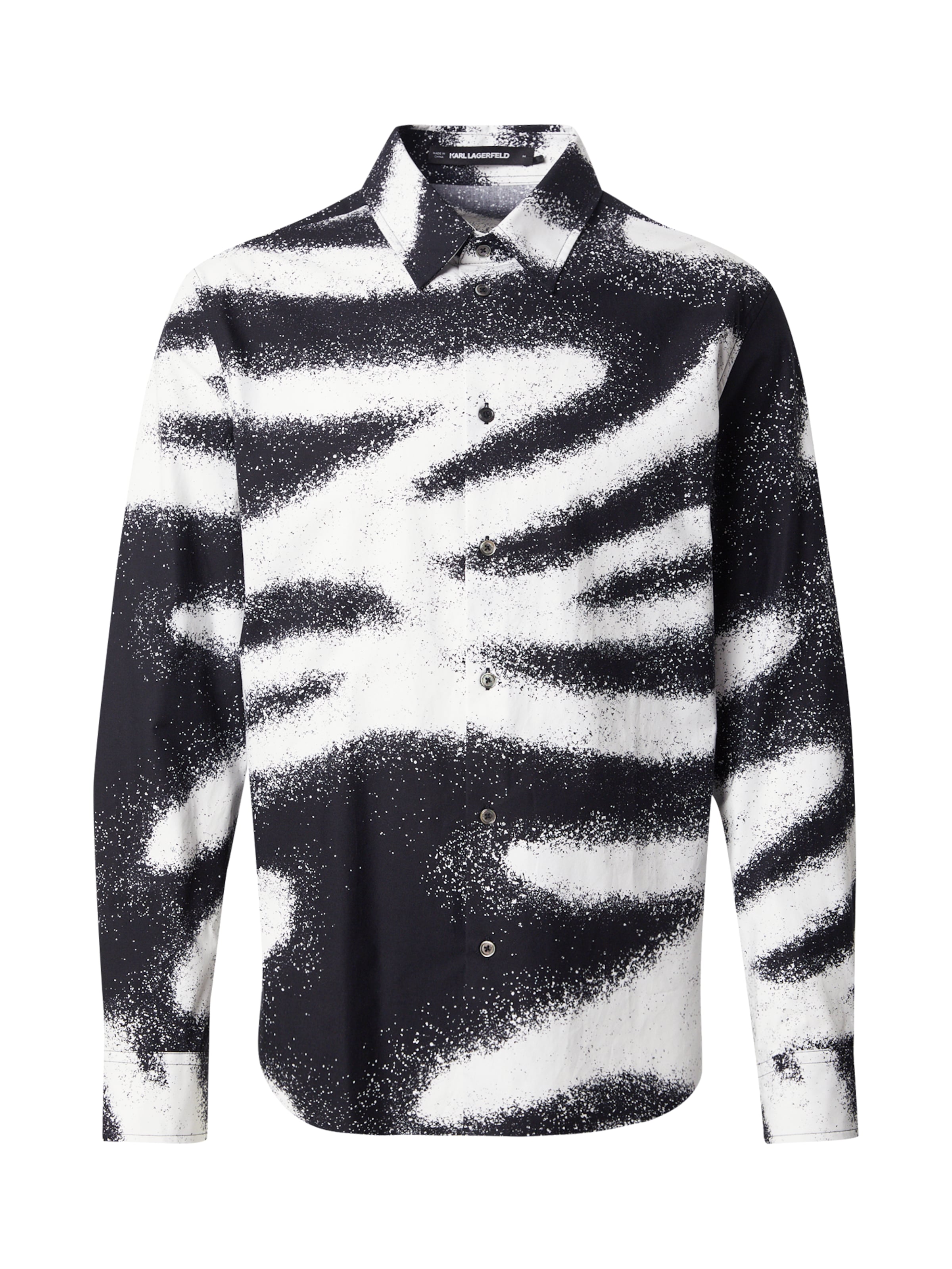Karl Lagerfeld Regular fit Skjorta i svart: framsida