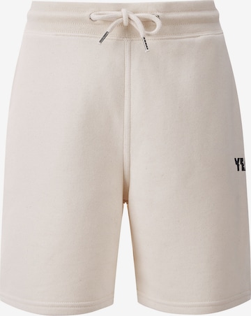 Regular Pantaloni sport 'Chax' de la YEAZ pe alb: față